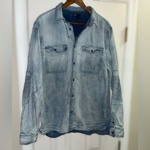 DIVIDED H&M Denim Button Up